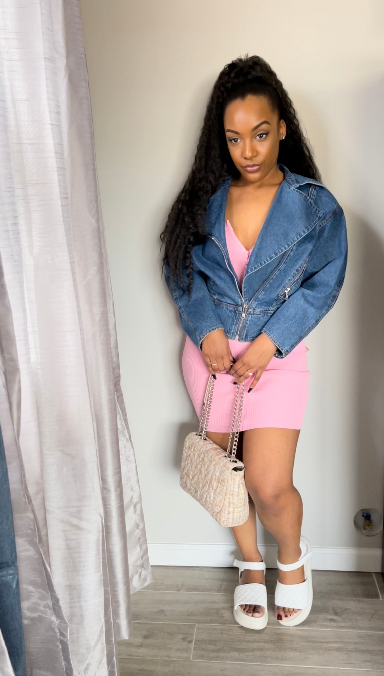 Oversized Moto Jacket