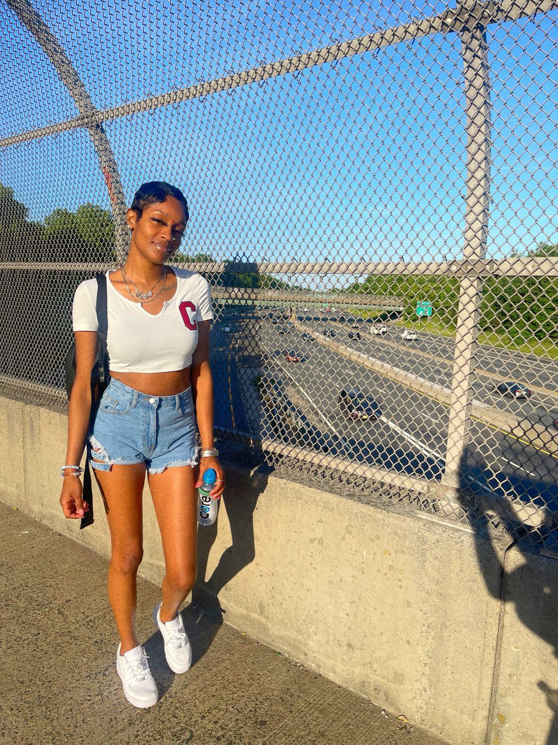 Cut-Out Shorts