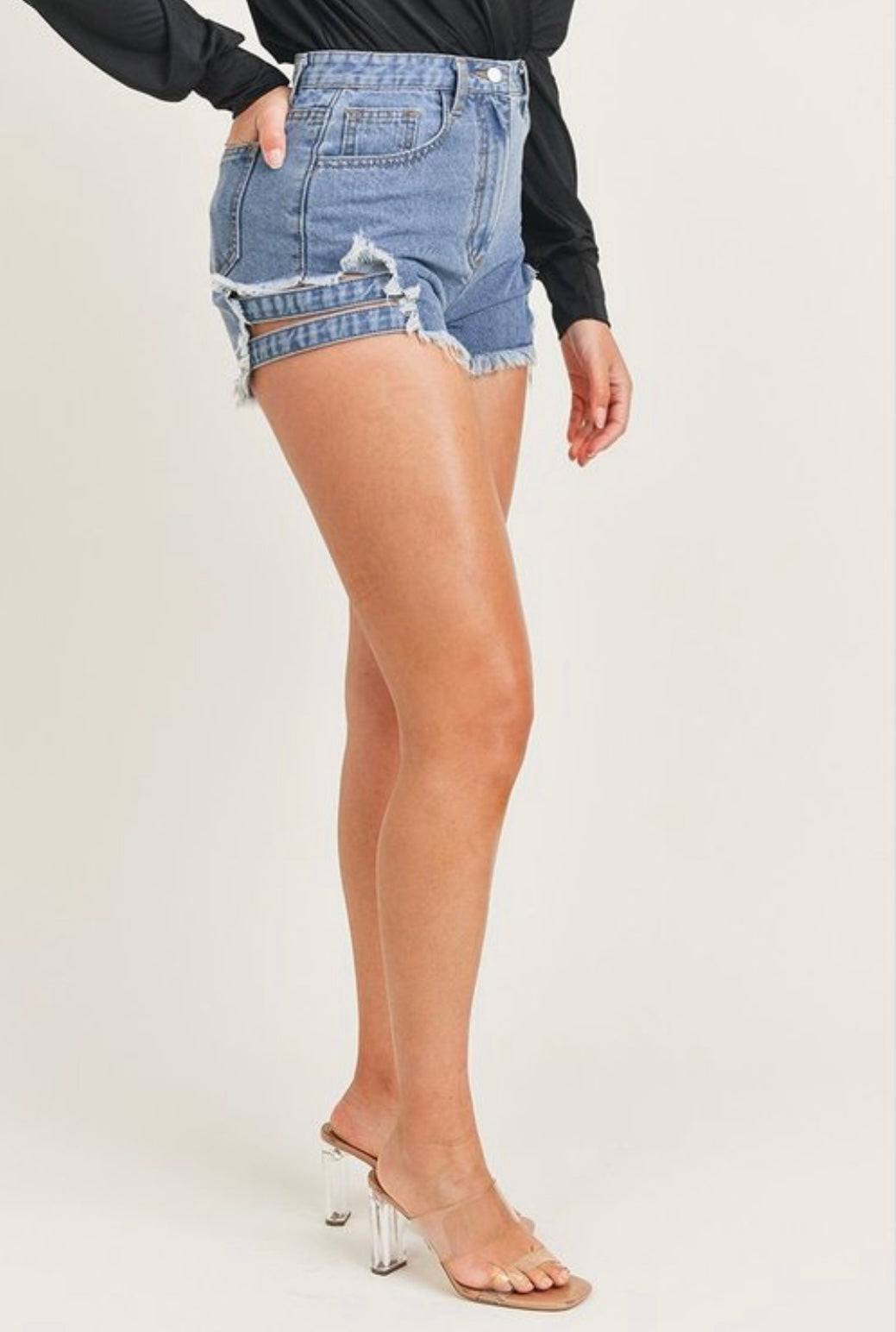 Cut-Out Shorts