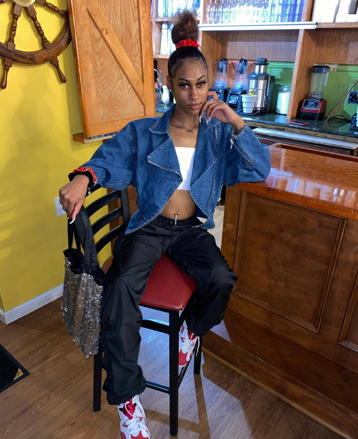 Oversized Moto Jacket