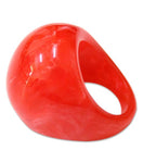 Red Marble Dome Ring